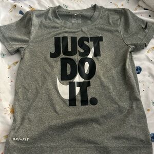 Nike Kids Gray Just Do It T-Shirt